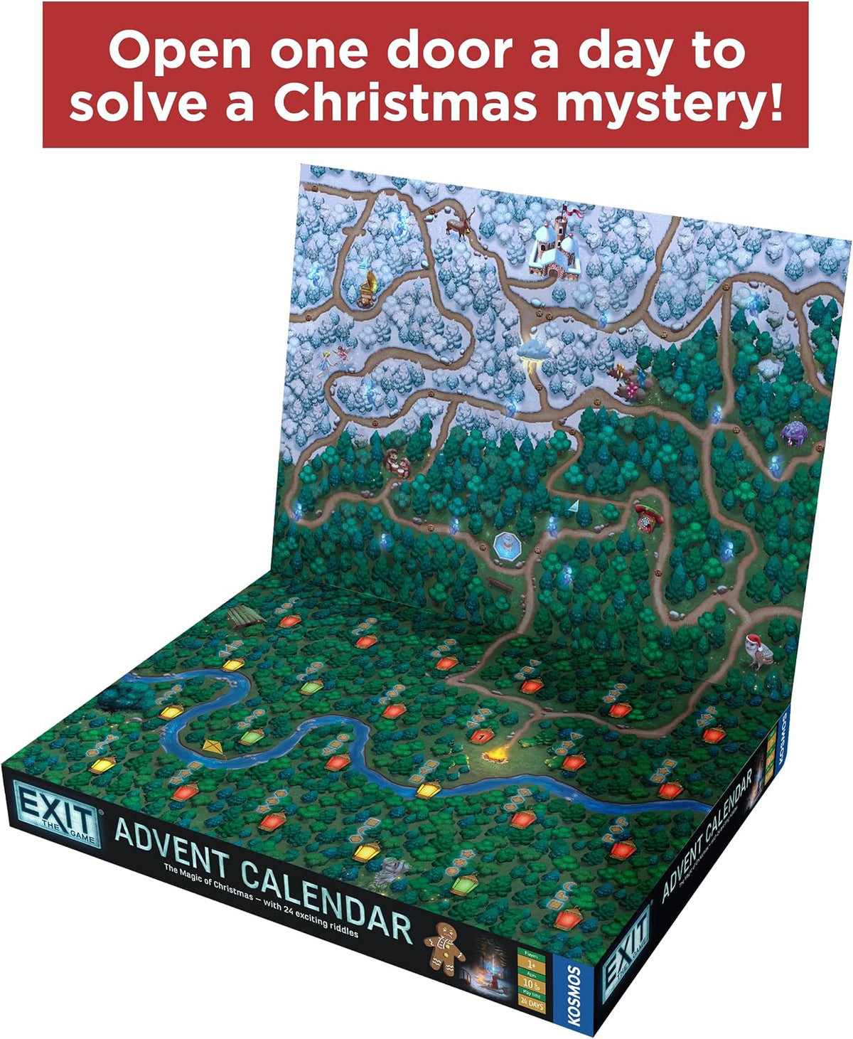 日英美直送 EXIT: The Game - The Magic of Christmas Advent Calendar 聖誕倒數日曆 兒童款 聖誕快樂特輯 不參與$900免運 滿$900可加$25免運到順豐站/智能櫃 Christmas Advent Calendars 2026