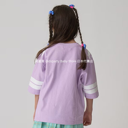 Japanese children's clothing mini #ML anti-fouling series waterproof series sports tops 90-140cm boys'/girls' summer TOPS 