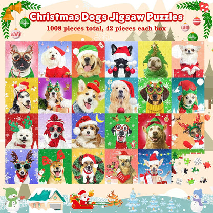 日英美直送 Dogs Puzzle Advent Calendar 聖誕倒數日曆 大人款/兒童款 聖誕快樂特輯 不參與$900免運 滿$900可加$25免運到順豐站/智能櫃 Christmas Advent Calendars 2026