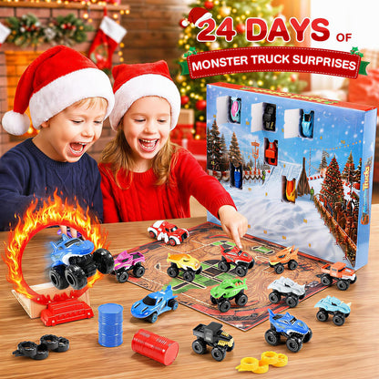 日英美直送 Mini Monster Trucks & Accessories Advent Calendar 聖誕倒數日曆 兒童款 聖誕快樂特輯 不參與$900免運 滿$900可加$25免運到順豐站/智能櫃 Christmas Advent Calendars 2026