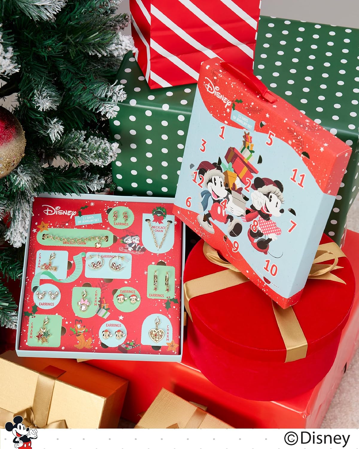 日英美直送 Disney Mickey & Minnie Mouse Jewelry Advent Calendar 聖誕倒數日曆 大人款/兒童款 聖誕快樂特輯 不參與$900免運 滿$900可加$25免運到順豐站/智能櫃 Christmas Advent Calendars 2026