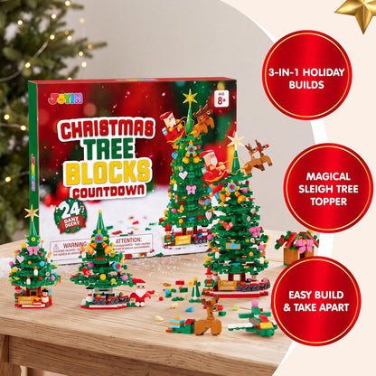 日英美直送 Christmas Tree Building Blocks Toy Set Advent Calendar 聖誕倒數日曆 大人款/兒童款 聖誕快樂特輯 不參與$900免運 滿$900可加$25免運到順豐站/智能櫃 Christmas Advent Calendars 2026