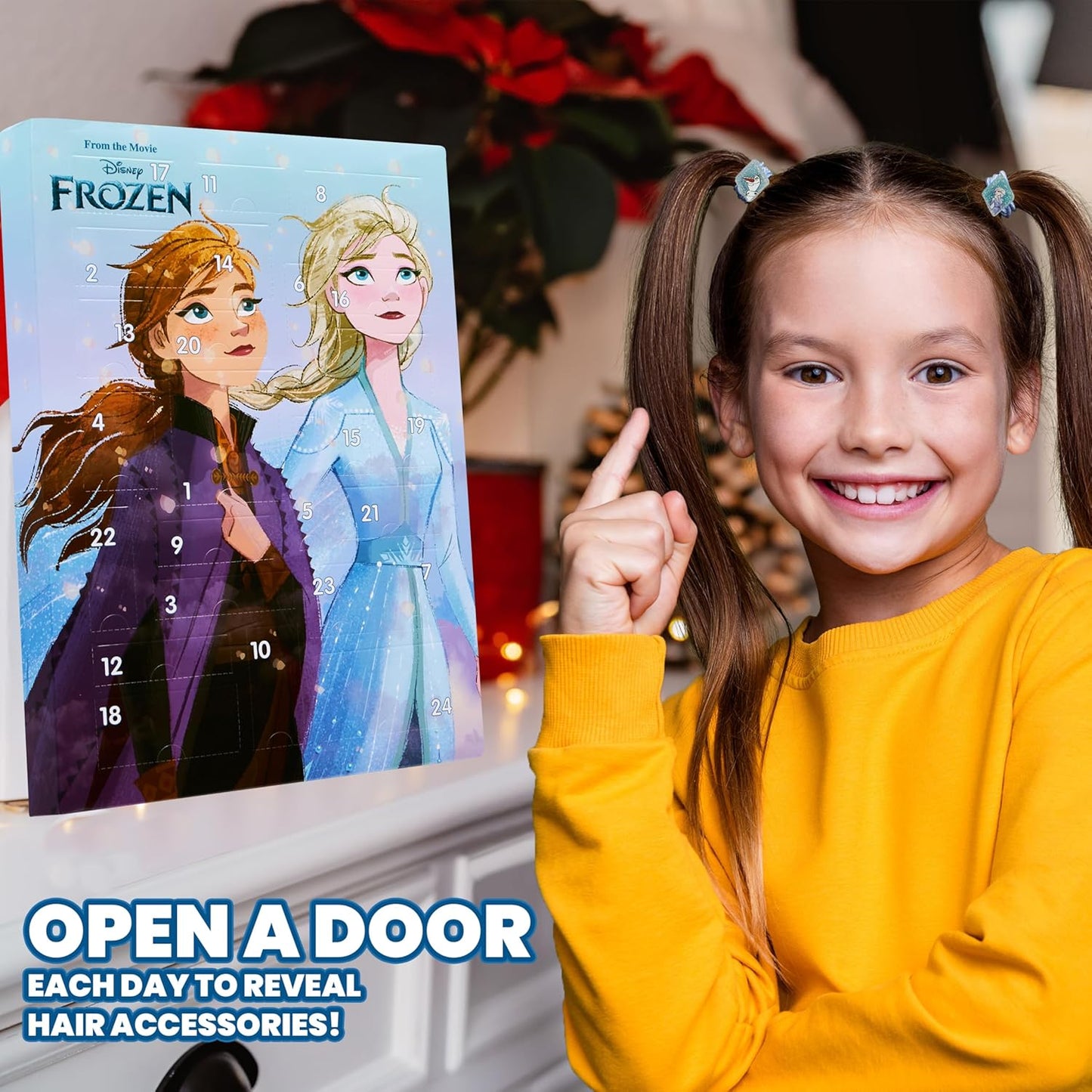 英美直送 Disney Frozen Hair Accessories 聖誕倒數日曆 兒童款 聖誕快樂特輯 聖誕倒數日曆A 不參與$900免運 滿$900可加$25免運 Christmas Advent Calendars 2025