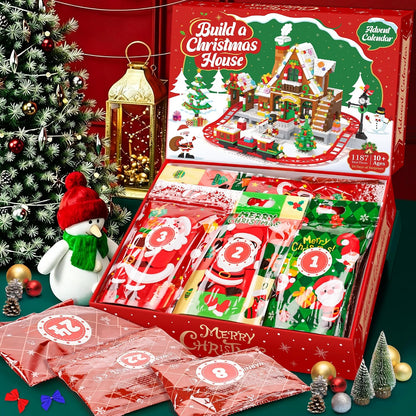 日英美直送 LED Christmas Train House Building Blocks Advent Calendar 聖誕倒數日曆 大人款/兒童款 聖誕快樂特輯 不參與$900免運 滿$900可加$25免運到順豐站/智能櫃 Christmas Advent Calendars 2026