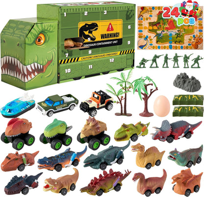 日英美直送 Dinosaur Monster Truck Vehicles Advent Calendar 聖誕倒數日曆 兒童款 聖誕快樂特輯 不參與$900免運 滿$900可加$25免運到順豐站/智能櫃 Christmas Advent Calendars 2026
