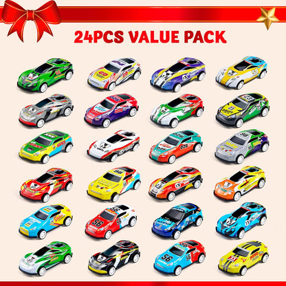 英美直送 Pull Back Vehicles 回力車 聖誕倒數日曆 兒童款 聖誕快樂特輯 聖誕倒數日曆A 不參與$900免運 滿$900可加$25免運 Christmas Advent Calendars 2025