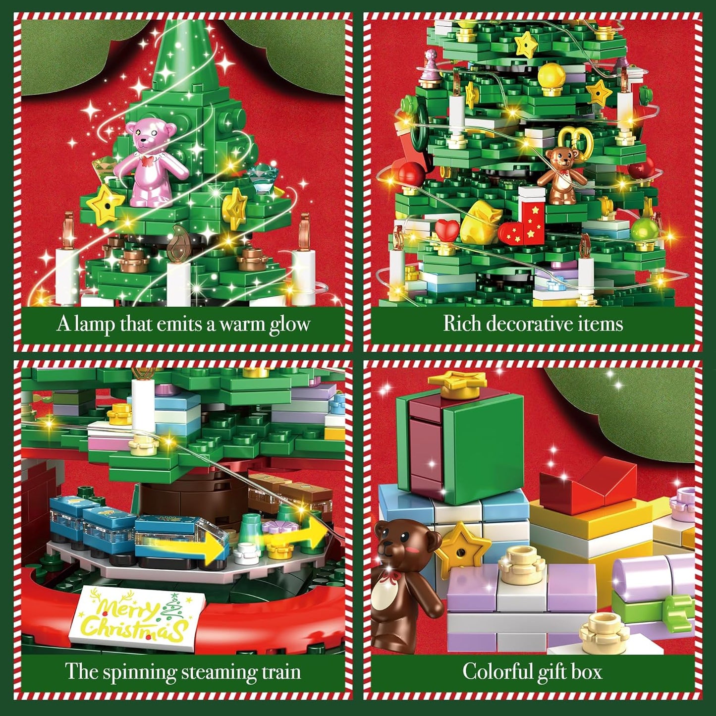 英美直送 LED Christmas Tree Building Set 聖誕倒數日曆 大人款/兒童款 聖誕快樂特輯 聖誕倒數日曆A 不參與$900免運 滿$900可加$25免運 Christmas Advent Calendars 2025
