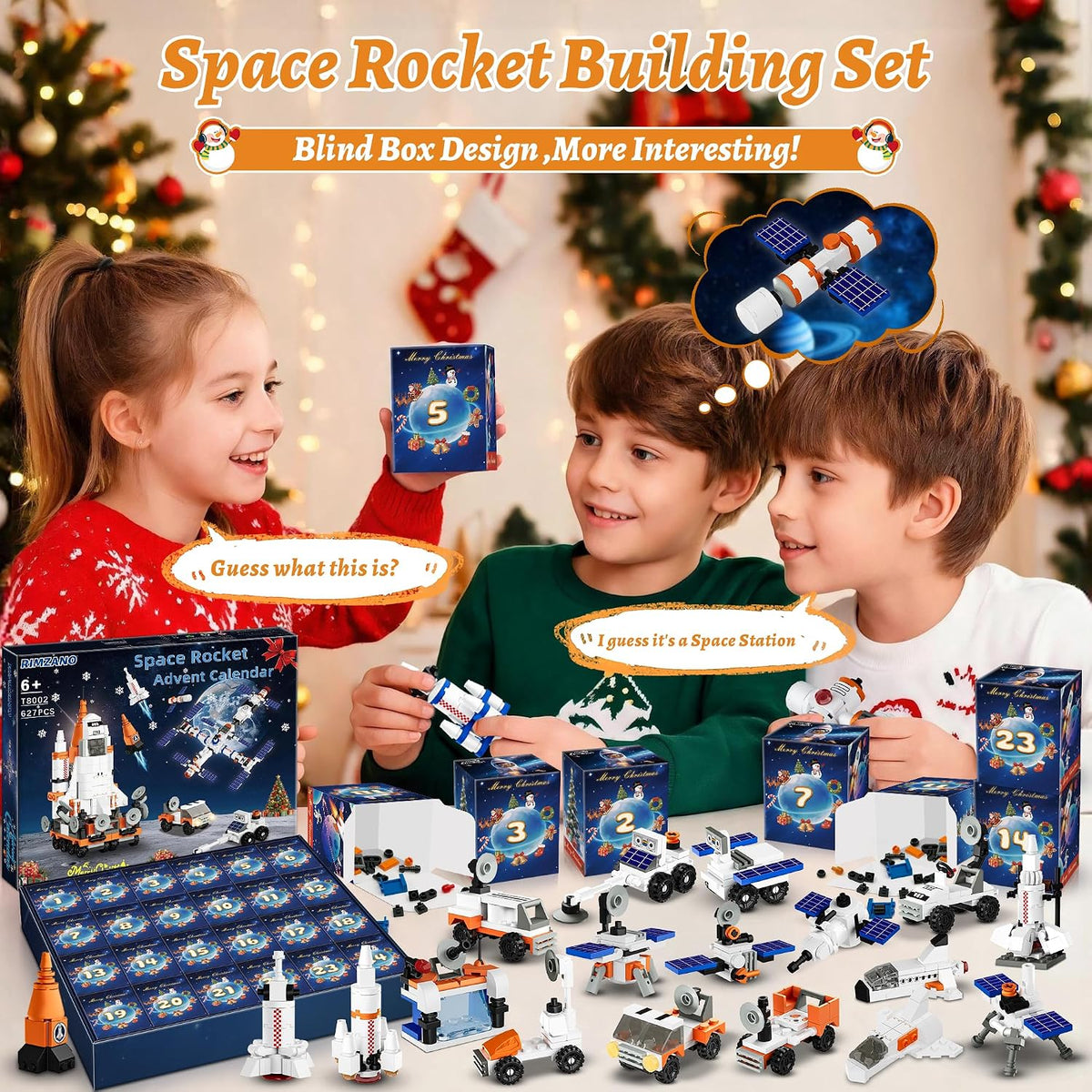 日英美直送 Space Rocket Building Set Advent Calendar 聖誕倒數日曆 兒童款 聖誕快樂特輯 不參與$900免運 滿$900可加$25免運到順豐站/智能櫃 Christmas Advent Calendars 2026