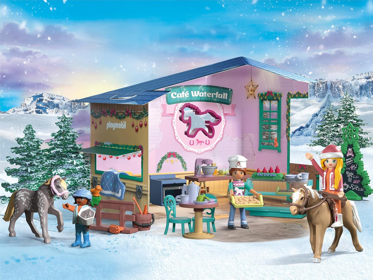 日英美直送 PLAYMOBIL at the Rider Café Advent Calendar 聖誕倒數日曆 兒童款 聖誕快樂特輯 不參與$900免運 滿$900可加$25免運到順豐站/智能櫃 Christmas Advent Calendars 2026