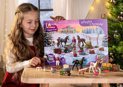 英美直送 Schleich Horse Club 聖誕倒數日曆 兒童款 聖誕快樂特輯 聖誕倒數日曆A 不參與$900免運 滿$900可加$25免運 Christmas Advent Calendars 2025