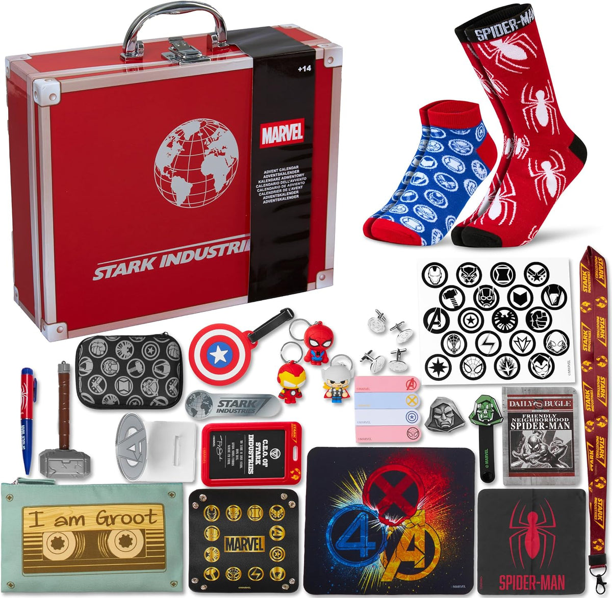 日英美直送 Marvel Avengers Spiderman Advent Calendar 聖誕倒數日曆 大人款/兒童款 聖誕快樂特輯 不參與$900免運 滿$900可加$25免運到順豐站/智能櫃 Christmas Advent Calendars 2026