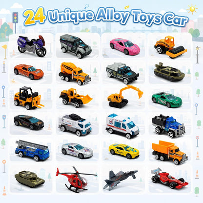 日英美直送 Alloy Cars Advent Calendar 聖誕倒數日曆 兒童款 聖誕快樂特輯 不參與$900免運 滿$900可加$25免運到順豐站/智能櫃 Christmas Advent Calendars 2026