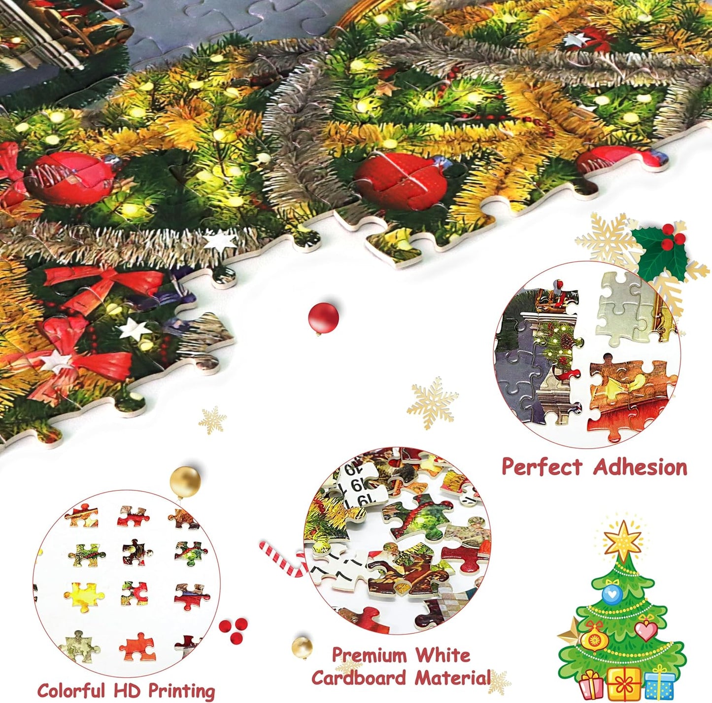 英美直送 Jigsaw Puzzles Festive Fireplace 聖誕倒數日曆 大人款/兒童款 聖誕快樂特輯 聖誕倒數日曆A 不參與$900免運 滿$900可加$25免運 Christmas Advent Calendars 2025