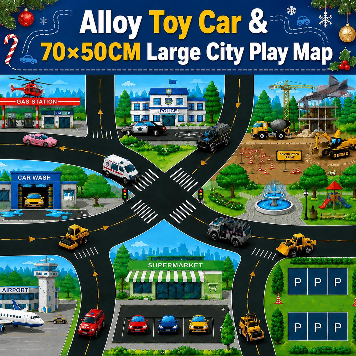 日英美直送 Alloy Cars Advent Calendar 聖誕倒數日曆 兒童款 聖誕快樂特輯 不參與$900免運 滿$900可加$25免運到順豐站/智能櫃 Christmas Advent Calendars 2026