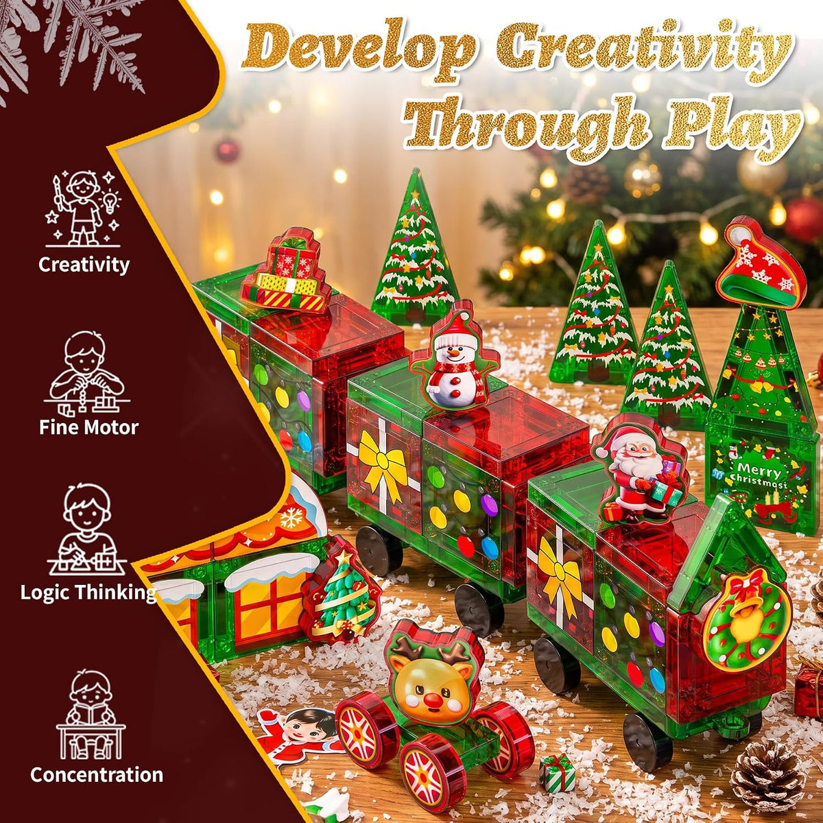 日英美直送 Magnetic Tiles  Advent Calendar 聖誕倒數日曆 兒童款 聖誕快樂特輯 不參與$900免運 滿$900可加$25免運到順豐站/智能櫃 Christmas Advent Calendars 2026