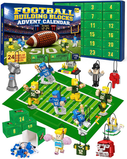 日英美直送 Football  Building Blocks Advent Calendar 聖誕倒數日曆 大人款/兒童款 聖誕快樂特輯 不參與$900免運 滿$900可加$25免運到順豐站/智能櫃 Christmas Advent Calendars 2026