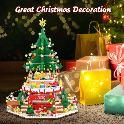 英美直送 LED Christmas Tree Paradise Building Toy Set 聖誕倒數日曆 大人款/兒童款 聖誕快樂特輯 聖誕倒數日曆A 不參與$900免運 滿$900可加$25免運 Christmas Advent Calendars 2025