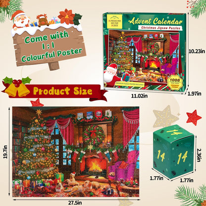 英美直送 Jigsaw Puzzles Christmas 聖誕倒數日曆 大人款/兒童款 聖誕快樂特輯 聖誕倒數日曆A 不參與$900免運 滿$900可加$25免運 Christmas Advent Calendars 2025