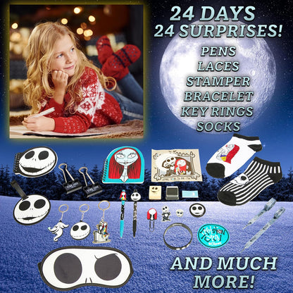 日英美直送 Disney The Nightmare Before Christmas Advent Calendar 聖誕倒數日曆 大人款/兒童款 聖誕快樂特輯 不參與$900免運 滿$900可加$25免運到順豐站/智能櫃 Christmas Advent Calendars 2026