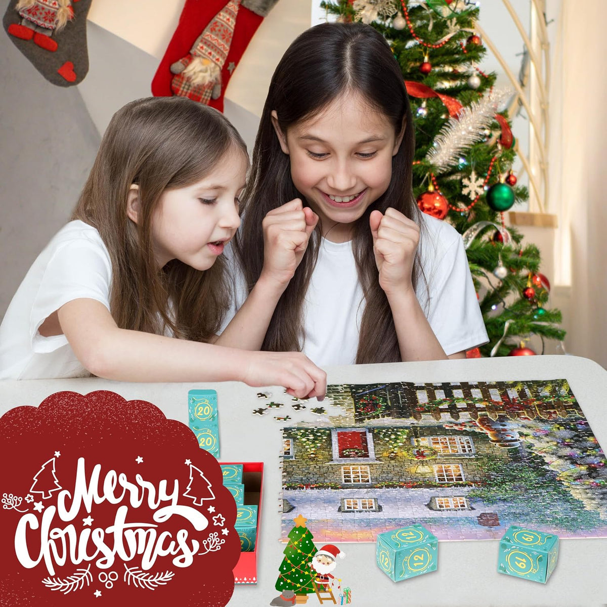 日英美直送 Wowok Jigsaw Puzzles Advent Calendar 聖誕倒數日曆 大人款/兒童款 聖誕快樂特輯 不參與$900免運 滿$900可加$25免運到順豐站/智能櫃 Christmas Advent Calendars 2026