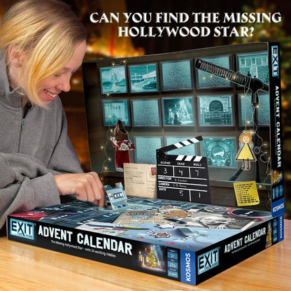 日英美直送 EXIT: The Game - Missing Hollywood Star Advent Calendar 聖誕倒數日曆 兒童款 聖誕快樂特輯 不參與$900免運 滿$900可加$25免運到順豐站/智能櫃 Christmas Advent Calendars 2026