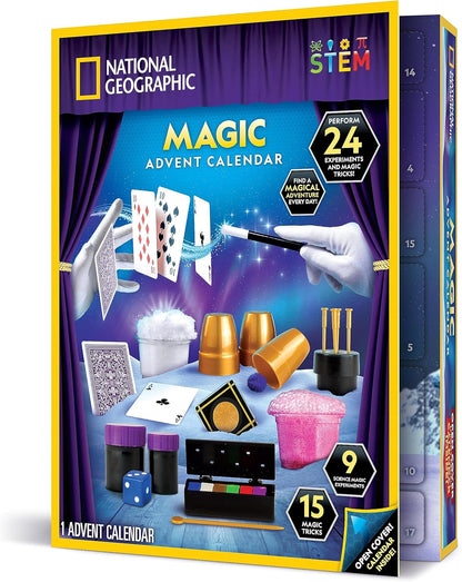 日英美直送 National Geographic Magic Advent Calendar 聖誕倒數日曆 兒童款 聖誕快樂特輯 不參與$900免運 滿$900可加$25免運到順豐站/智能櫃 Christmas Advent Calendars 2026