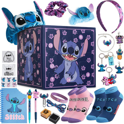 日英美直送 Disney Stitch Accessories Advent Calendar 聖誕倒數日曆 兒童款 聖誕快樂特輯 不參與$900免運 滿$900可加$25免運到順豐站/智能櫃 Christmas Advent Calendars 2026