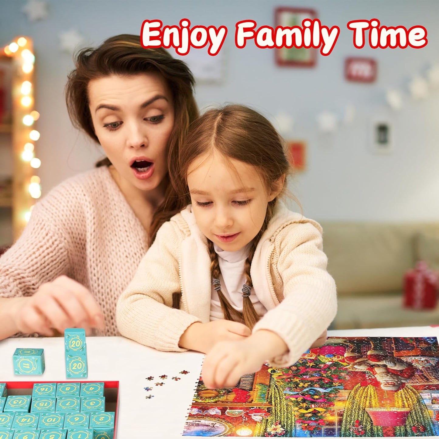 英美直送 Jigsaw Puzzles Fireplace 聖誕倒數日曆 大人款/兒童款 聖誕快樂特輯 聖誕倒數日曆A 不參與$900免運 滿$900可加$25免運 Christmas Advent Calendars 2025