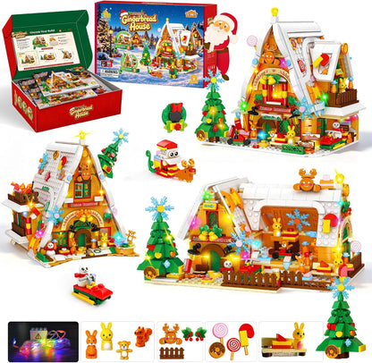 日英美直送 LED 3-in-1 Gingerbread House Building Set Advent Calendar 聖誕倒數日曆 大人款/兒童款 聖誕快樂特輯 不參與$900免運 滿$900可加$25免運到順豐站/智能櫃 Christmas Advent Calendars 2026