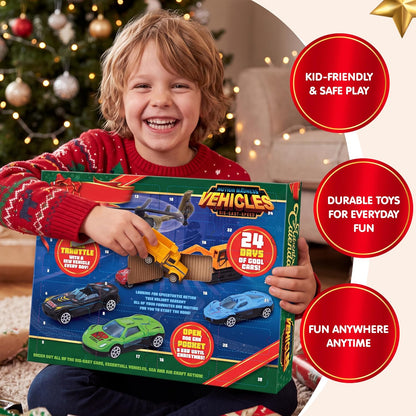 日英美直送 Vehicles Toys Advent Calendar 聖誕倒數日曆 兒童款 聖誕快樂特輯 不參與$900免運 滿$900可加$25免運到順豐站/智能櫃 Christmas Advent Calendars 2026