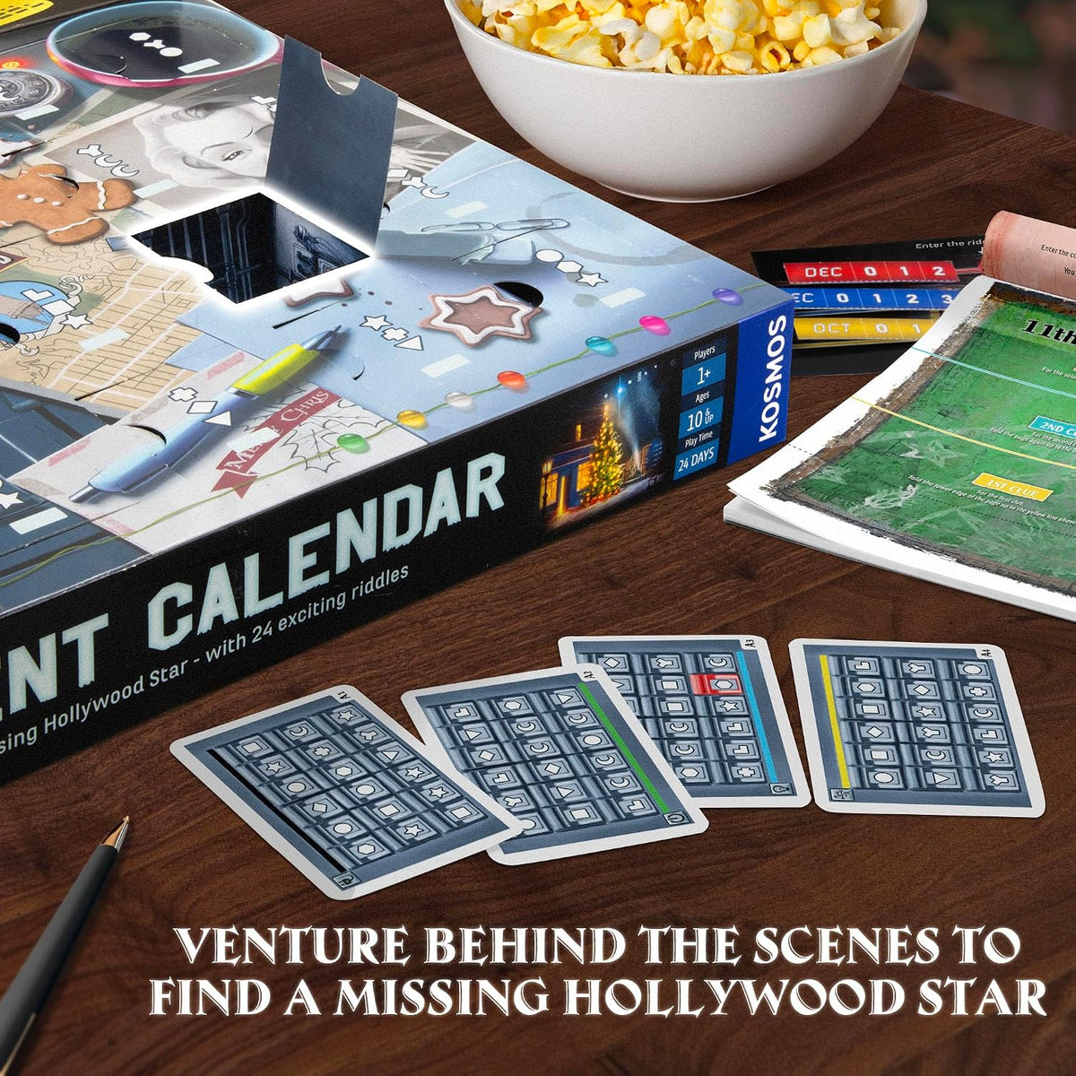 日英美直送 EXIT: The Game - Missing Hollywood Star Advent Calendar 聖誕倒數日曆 兒童款 聖誕快樂特輯 不參與$900免運 滿$900可加$25免運到順豐站/智能櫃 Christmas Advent Calendars 2026