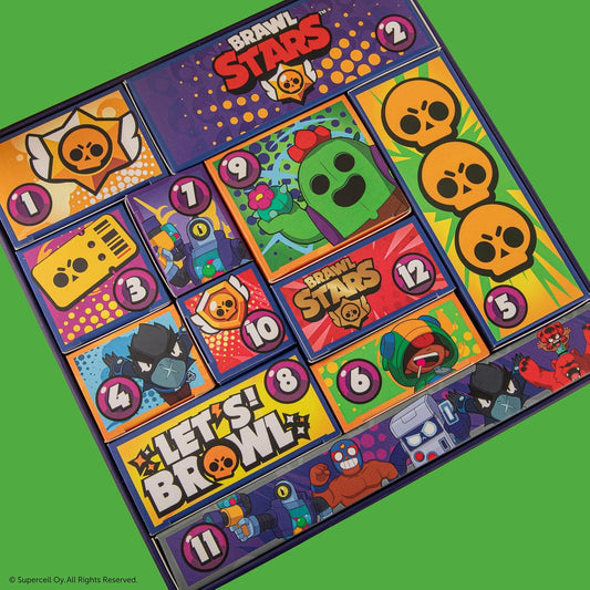 英美直送 CINEREPLICAS - Brawl Stars 聖誕倒數日曆 大人款/兒童款 聖誕快樂特輯 聖誕倒數日曆A 不參與$900免運 滿$900可加$25免運 Christmas Advent Calendars 2025