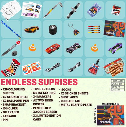 日英美直送 Get Trend Hot Wheels Boys Advent Calendar 聖誕倒數日曆 兒童款 聖誕快樂特輯 不參與$900免運 滿$900可加$25免運到順豐站/智能櫃 Christmas Advent Calendars 2026