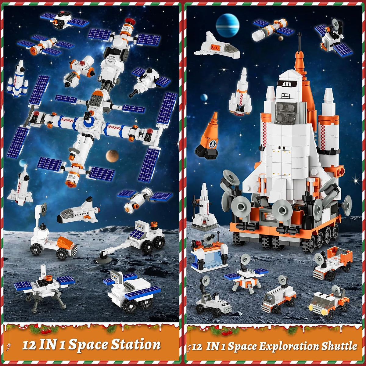 日英美直送 Space Rocket Building Set Advent Calendar 聖誕倒數日曆 兒童款 聖誕快樂特輯 不參與$900免運 滿$900可加$25免運到順豐站/智能櫃 Christmas Advent Calendars 2026