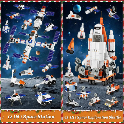 日英美直送 Space Rocket Building Set Advent Calendar 聖誕倒數日曆 兒童款 聖誕快樂特輯 不參與$900免運 滿$900可加$25免運到順豐站/智能櫃 Christmas Advent Calendars 2026