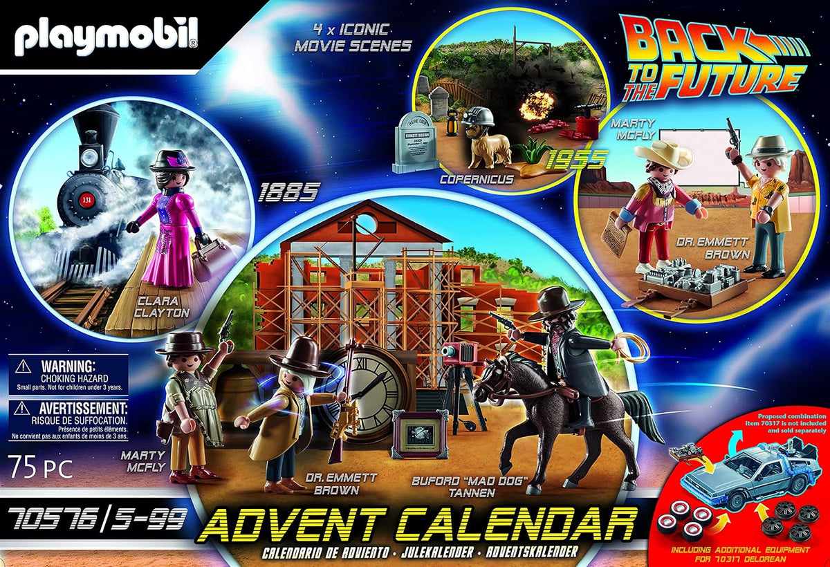 日英美直送 PLAYMOBIL Back to the Future Part III Advent Calendar 聖誕倒數日曆 兒童款 聖誕快樂特輯 不參與$900免運 滿$900可加$25免運到順豐站/智能櫃 Christmas Advent Calendars 2026