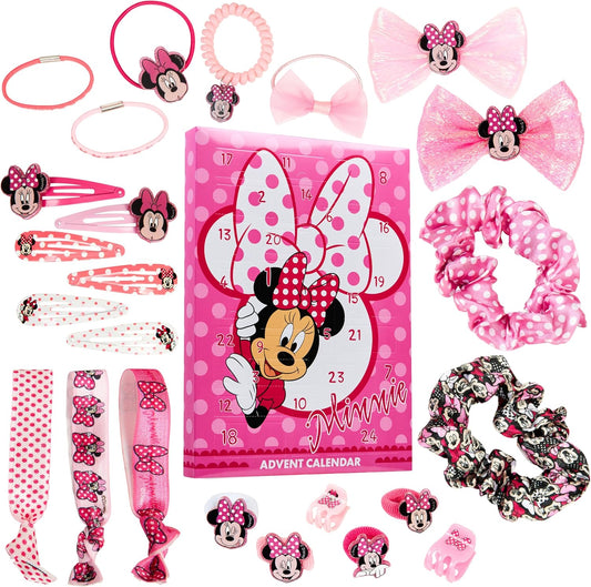英美直送 Disney Minnie Mouse Hair Accessories 聖誕倒數日曆 兒童款 聖誕快樂特輯 聖誕倒數日曆A 不參與$900免運 滿$900可加$25免運 Christmas Advent Calendars 2025