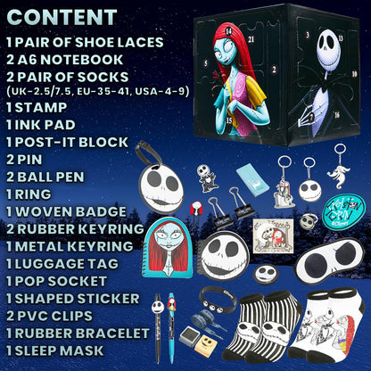 日英美直送 Disney The Nightmare Before Christmas Advent Calendar 聖誕倒數日曆 大人款/兒童款 聖誕快樂特輯 不參與$900免運 滿$900可加$25免運到順豐站/智能櫃 Christmas Advent Calendars 2026