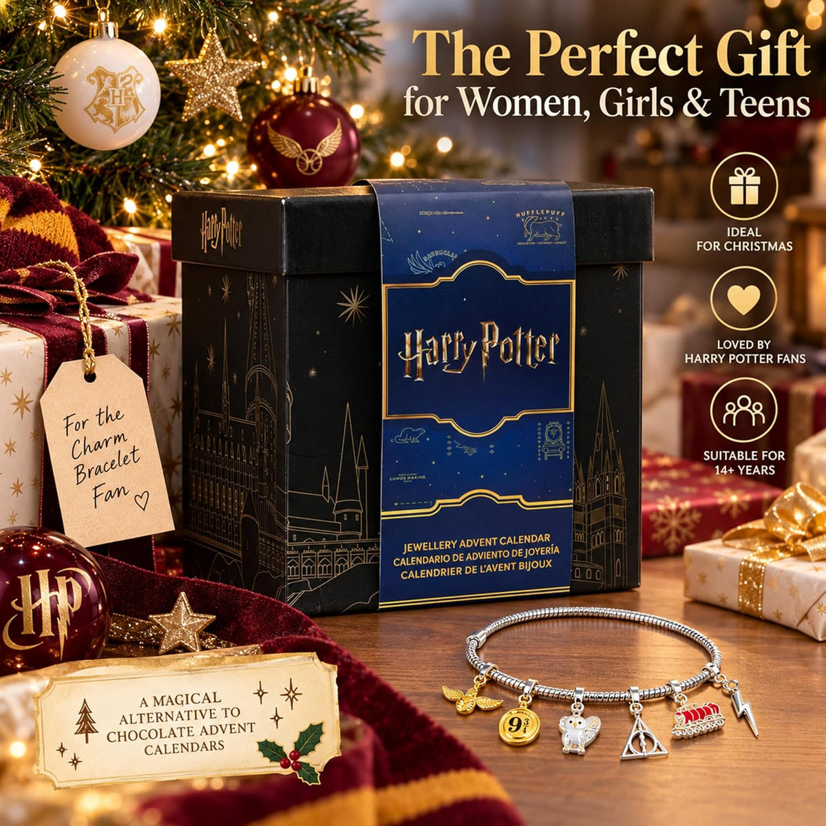 日英美直送 Get Trend Harry Potter Charm Bracelet  Advent Calendar 聖誕倒數日曆 大人款/兒童款 聖誕快樂特輯 不參與$900免運 滿$900可加$25免運到順豐站/智能櫃 Christmas Advent Calendars 2026