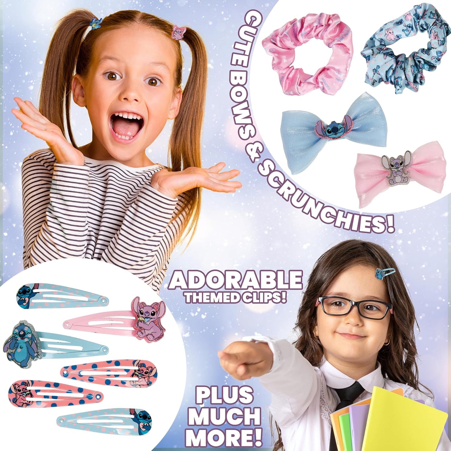 英美直送 Disney Stitch Hair Accessories 聖誕倒數日曆 兒童款 聖誕快樂特輯 聖誕倒數日曆A 不參與$900免運 滿$900可加$25免運 Christmas Advent Calendars 2025