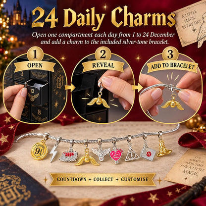日英美直送 Get Trend Harry Potter Charm Bracelet  Advent Calendar 聖誕倒數日曆 大人款/兒童款 聖誕快樂特輯 不參與$900免運 滿$900可加$25免運到順豐站/智能櫃 Christmas Advent Calendars 2026