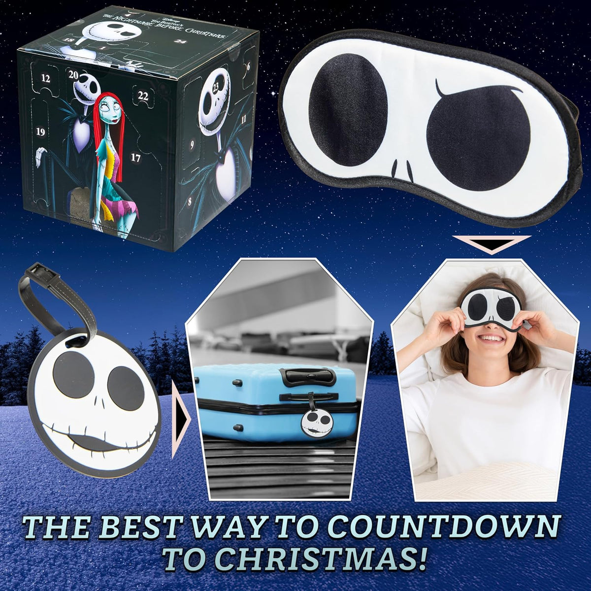 日英美直送 Disney The Nightmare Before Christmas Advent Calendar 聖誕倒數日曆 大人款/兒童款 聖誕快樂特輯 不參與$900免運 滿$900可加$25免運到順豐站/智能櫃 Christmas Advent Calendars 2026