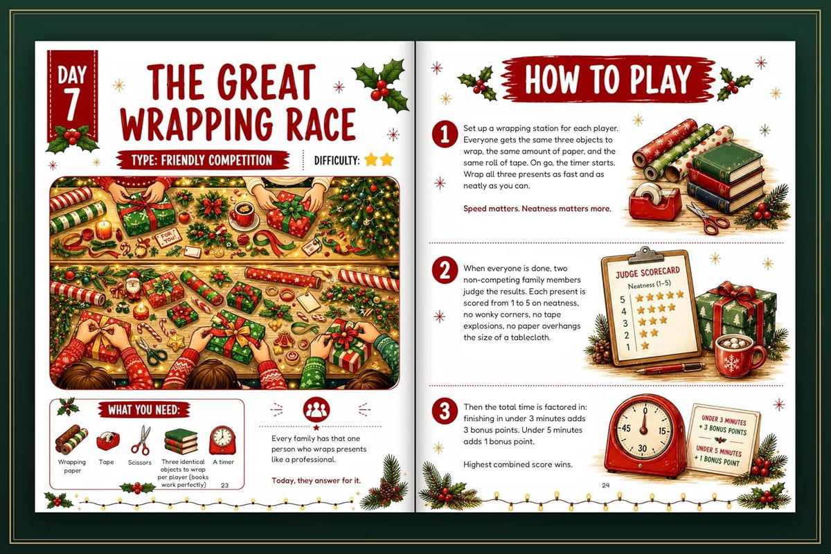 日英美直送 Family Games Competitions Book Advent Calendar 聖誕倒數日曆 大人款/兒童款 聖誕快樂特輯 不參與$900免運 滿$900可加$25免運到順豐站/智能櫃 Christmas Advent Calendars 2026