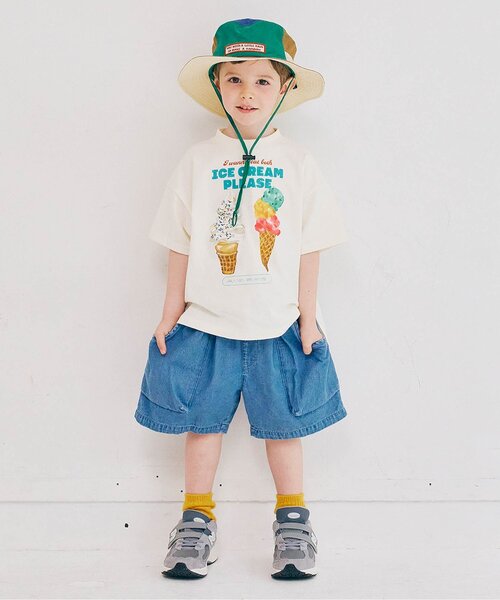 現貨區1-2日寄出--日本童裝 p.premier 牛仔短褲 110cm 男童款/女童款 夏季 PANTS