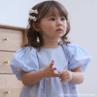 日本童裝 pe#main x 【Sanrio】刺繡圖案連身裙 90-130cm 女童款 夏季 DRESSES