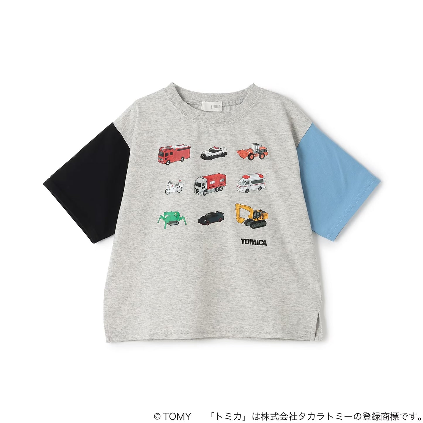 日本童裝 b・R# x Tomica 防污系列 速乾系列 防UV 印花上衣 90-130cm 男童款 夏季 TOPS