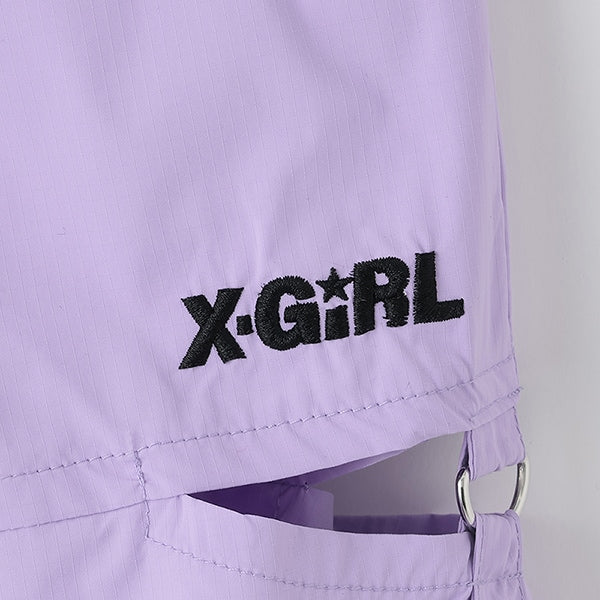 日本童裝 X-girl Stages 防水防污 工裝褲 90-140cm 女童款 春季 PANTS