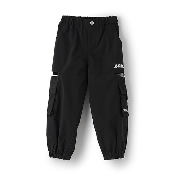 日本童裝 X-girl Stages 防水防污 工裝褲 90-140cm 女童款 春季 PANTS