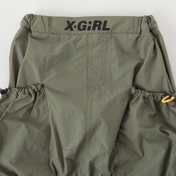 日本童裝 X-girl Stages 工裝短裙 90-140cm 女童款 春季 SKIRTS