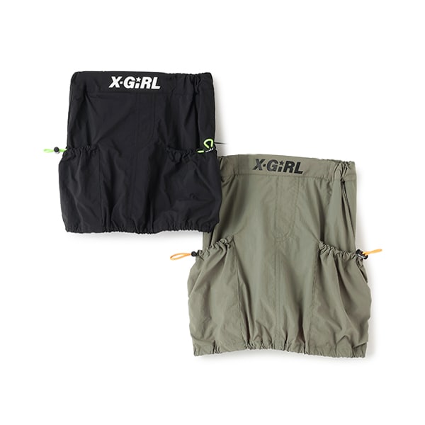 日本童裝 X-girl Stages 工裝短裙 90-140cm 女童款 春季 SKIRTS